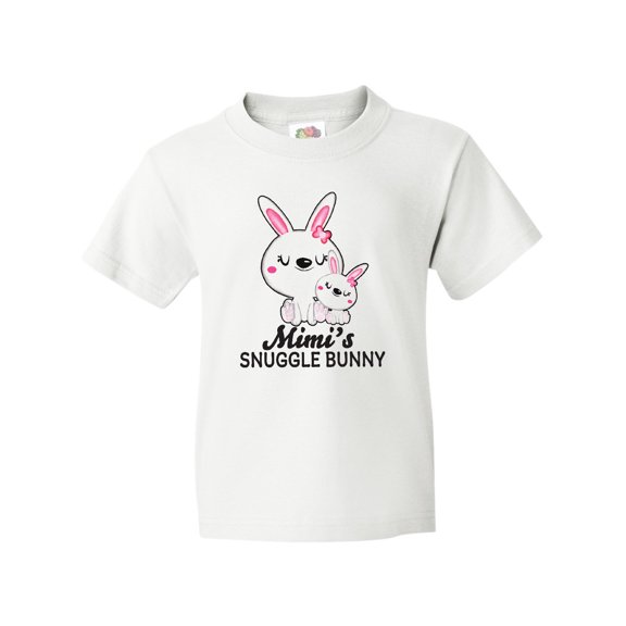 Inktastic Mimis Snuggle Bunny Easter Youth T-Shirt
