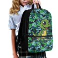 thumbnail image 3 of Uourmeti Cute Dino Camo Backpack for Student, 17 Inch Large Storage Adjustable Shoulder Straps Daypack for School Travel, 3 of 6