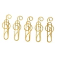 thumbnail image 1 of Trombones en Boîte Classique Fournitures de Bureau en Forme de Note de Musique Unique Mignons et Élégants 100 Pcs pour Papier Créatif Support Inclus, 1 of 7