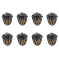 thumbnail image 1 of relayinert 8 Pcs Cloche Rétro Rouillée en Forme de Pomme de Pin - Cloche de Décoration de Couronne, pour Décoration de Cloche Gland Rouge, Bricolage, Noël pour Fête Patine Vert, 1 of 6