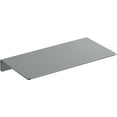 thumbnail image 1 of baomifa-Small Floating Shelf for Wall Storage, Mini Display Shelf for Collectibles, Metal Wall Shelf for Bathroom/Living Room/Kitchen/Bedroom(Grey, 8"), 1 of 4