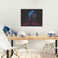 thumbnail image 5 of Lsque Futuristic Purple Panther Print Wall Art – Decorative Picture for Living Room, Bedroom, and Office (Horizontal), 5 of 6
