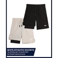 thumbnail image 2 of Shorts deportivos Reebok para niño, pack de 2, secado rápido, con compresión, 2 of 7