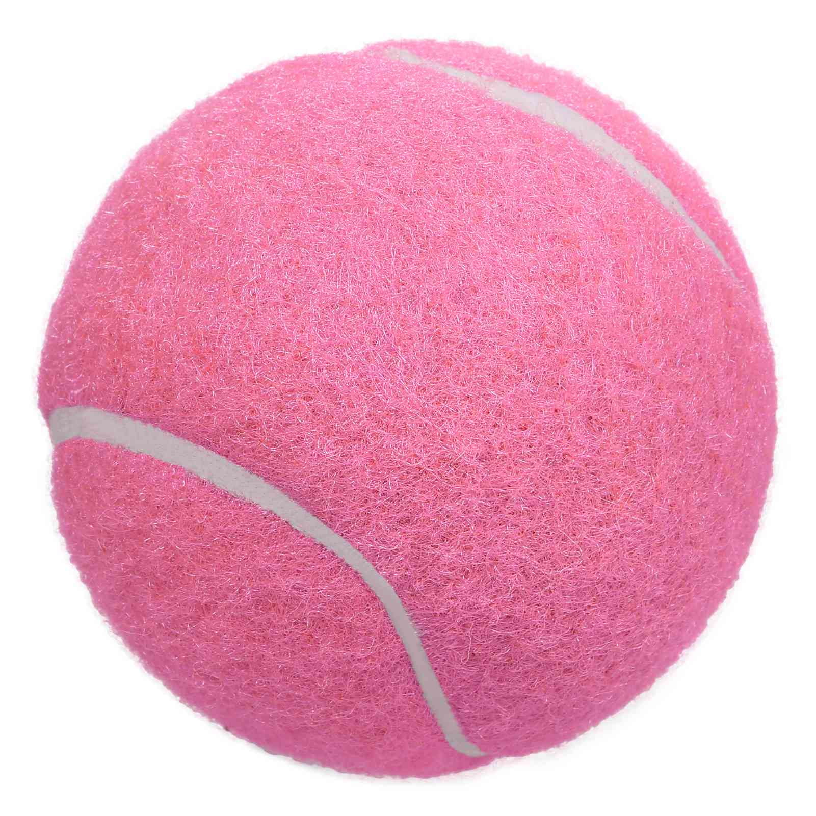BIMZUC 12 Packs Pressurized Training Tennis Balls, High Bounce Practice Sports Balls for Hard Court Play, Pink Edition Equipment for Beginners and Professionals (12 Count / 1.65 lbs)