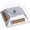 Silver, variant on CEORPER Solar Rotating Showcase Stand Small Design for Jewelry Phone Accessories