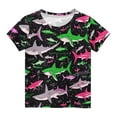 thumbnail image 6 of Toddler Boy Clothes - Printed Round Neck Short Sleeve - Little Boy Summer T-Shirt Casual Tee, 6 of 6