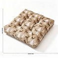 thumbnail image 4 of Christmas Tufted Chair Square Seat Cushion, Soft Thickened Floor Pillow, Comfort Chair Pad, Winter Holiday Home Furnishing, Multi Pattern Indoor Sitting Mat, Window Nook Lounge Decor Decorations, 4 of 8