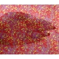 thumbnail image 4 of oneOone Viscose Chiffon Red Fabric Batik Sewing Material Print Fabric By The Yard 42 Inch Wide, 4 of 4