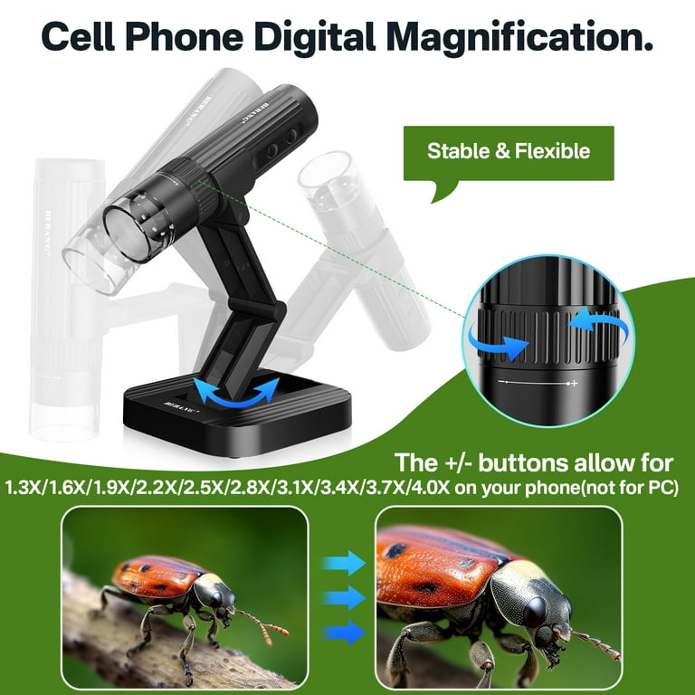 F210 Microscope Dm Wifi Microscope Windows Cainda 4K WiFi Digital