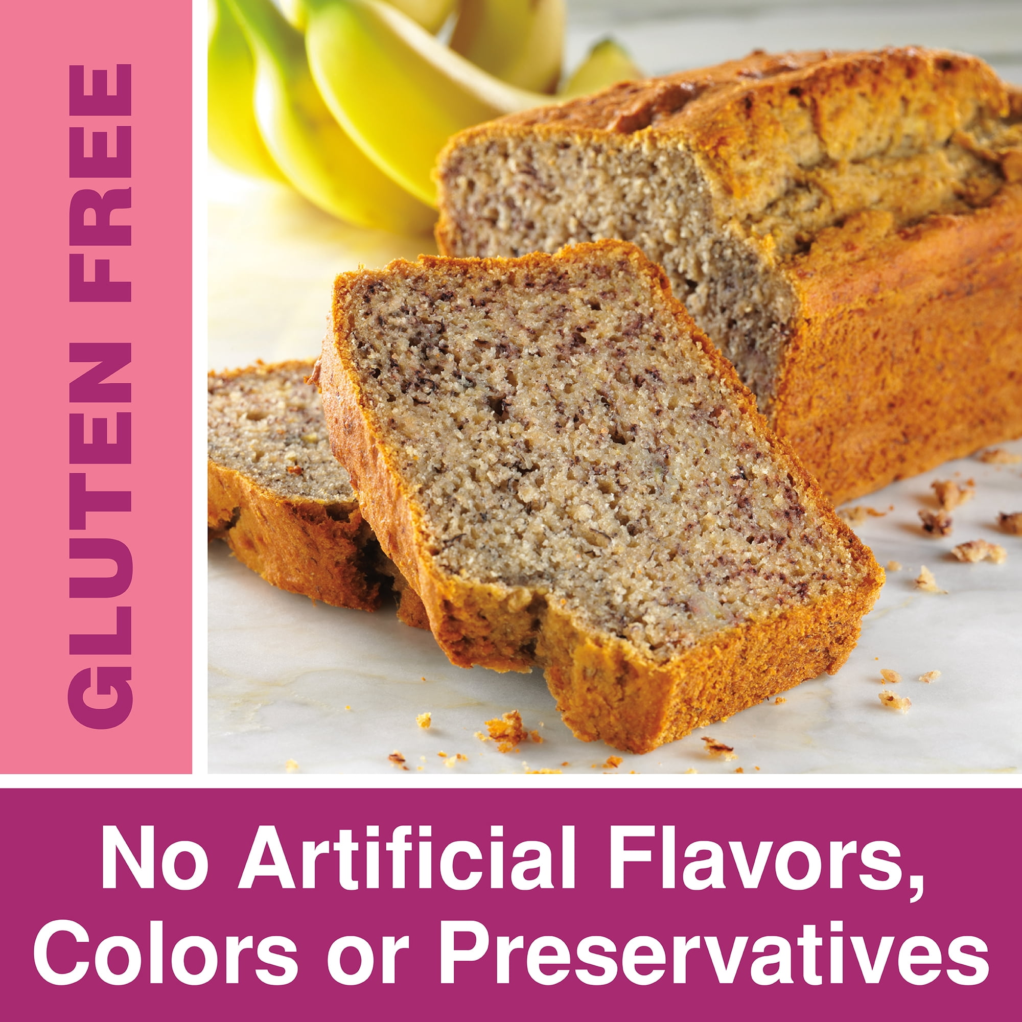 XO Baking Co. Verified Non-GMO & Gluten Free Banana Bread Mix, 10.3 oz Box
