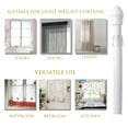 thumbnail image 3 of White Café Curtain Rod 29" to 49" Adjustable - Diam 1/2", 3 of 5