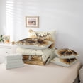 thumbnail image 6 of Castle Fairy Safari Deer Twin Bedding Sets 7-Piece for Female Men,Jungle Animal Bedding Comforter Set Microfiber,Woodland Wildlife Breathable Sheet Sets,Microfiber Bedroom Decor,Reversible, 6 of 8
