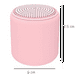 thumbnail image 4 of Mini Bocina Bluetooth Portátile Led Tws  Rosa, 4 of 4