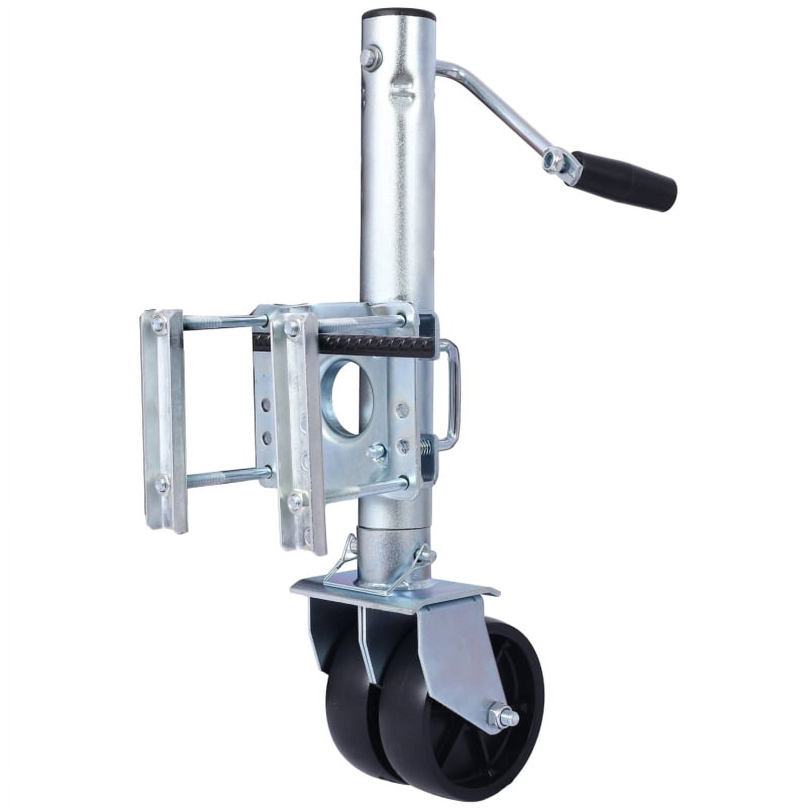 【LuckyNote】Trailer Jack, Boat Trailer Jack 34.5 in, Bolt-on Trailer Tongue Jack Weight Capacity 1500 lb, with PP Wheels and Handle for Lifting RV Trailer, Horse Trailer, Utility Trailer