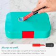 thumbnail image 2 of 2-in-1 Self-Sharpening Cleaning Scrapers & Hook Scrapers, Safe for Non-Stick - Pack of 2, Parties Mi, 2 of 5