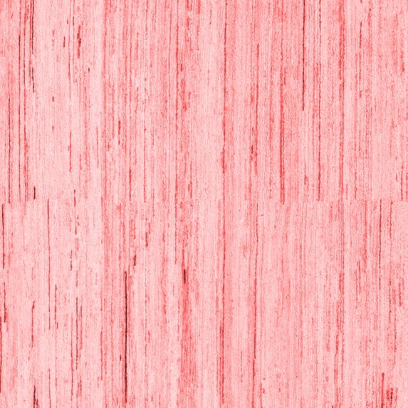 Ahgly Company Machine Washable Indoor Square Solid Red Modern Area Rugs, 4' Square