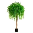 thumbnail image 2 of Nearly Natural Potted Willow Artificial Tree - 5' - Green, 2 of 7