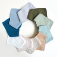 thumbnail image 6 of Muslin Baby Bibs for Boys Girls, 10 Pack Drool Bibs, Muslin Triangular Scarf Baby Bibs,Super Absorbent Organic Cotton Neckerchief for Infants Toddlers, 6 of 6