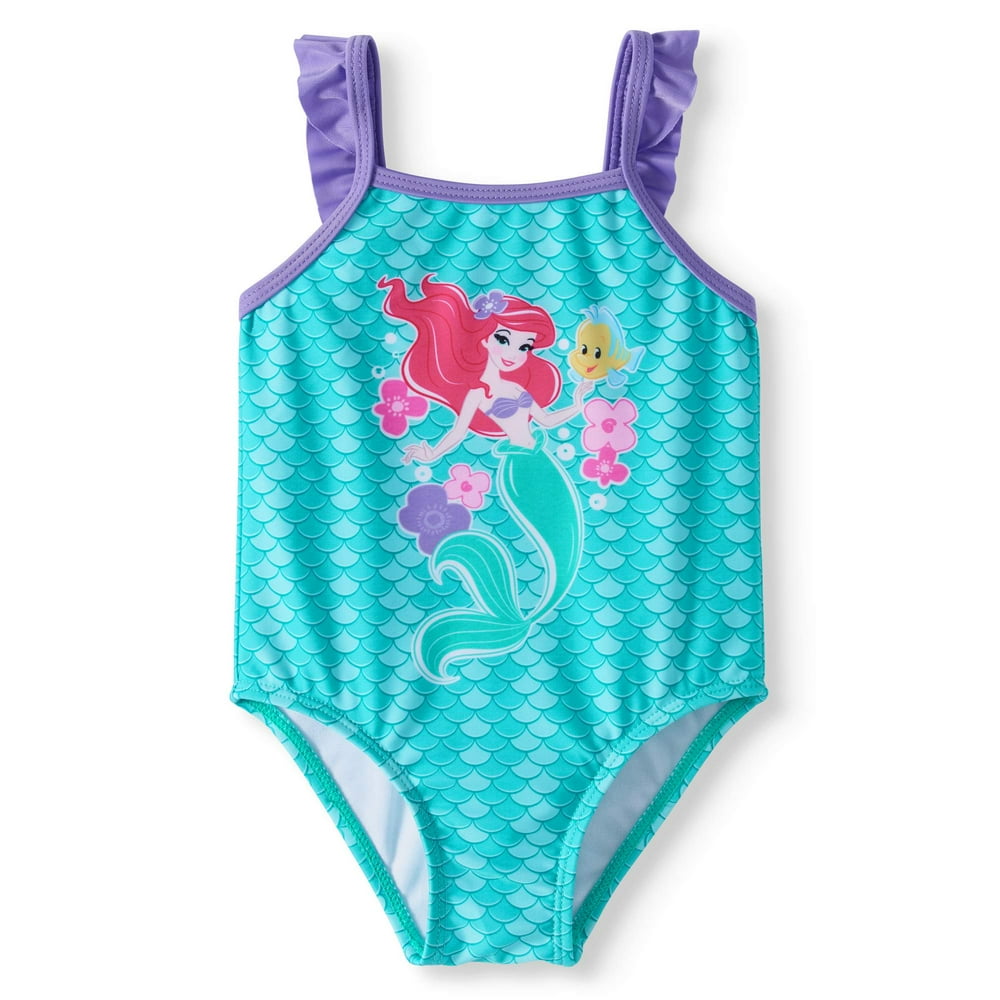 Disney Princess Little Mermaid Ariel Baby Girl One Piece Swimsuit