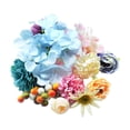 thumbnail image 1 of 30 x Diferentes Flores de Cinta para Ornamento de Proyectos de Artesanía DIY Zulema Cabezas de flores artificiales de la seda, 1 of 8