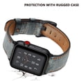 thumbnail image 3 of Compatible con Apple Watch Band 38-40 mm / 42-44 mm, correa de repuesto de cuero genuino compatible con Apple Watch Series 5/ 4/3 /2 /1 Xemadio 2033272-8, 3 of 9