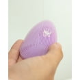 thumbnail image 2 of RUBY VIBE CO Silicone facial cleansing brush, manual scrubber for gentle exfoliating and massaging, charcoal, 2 of 13