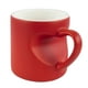 thumbnail image 4 of Set de 2 Tazas De Cerámica Roja y Negra Con Asa De Corazón, 4 of 7