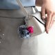 thumbnail image 3 of Llavero de hámster tejido a mano | Llavero de peluche para mochila o bolso | Lindo regalo de muñeco de roedor tejido para amantes de las mascotas, amigos y coleccionistas, 3 of 5