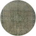 thumbnail image 1 of Ahgly Company Indoor Round Mid-Century Modern Brown Oriental Area Rugs, 7' Round, 1 of 6