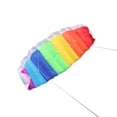 thumbnail image 1 of 1/1.4/2/2.7m Colorful Double Flying Line Wing Stunt Power Soft Giant Flying Sports Beach, 1 of 7