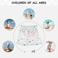 thumbnail image 6 of FORMRS Boys Swim Trunks Quick Dry Mesh Liner Boardshorts Sizes XS-XL, White Retro Pattern, 6 of 7