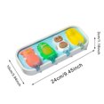 thumbnail image 3 of XKHZJL Mini Popsicle Molds for Kids Baby Cute Shapes Silicone Popsicle Molds, Popsicles Molds, BPA Free Reusable Ice Cream Mold Popsicle Maker Homemade DIY Set, 3 of 6