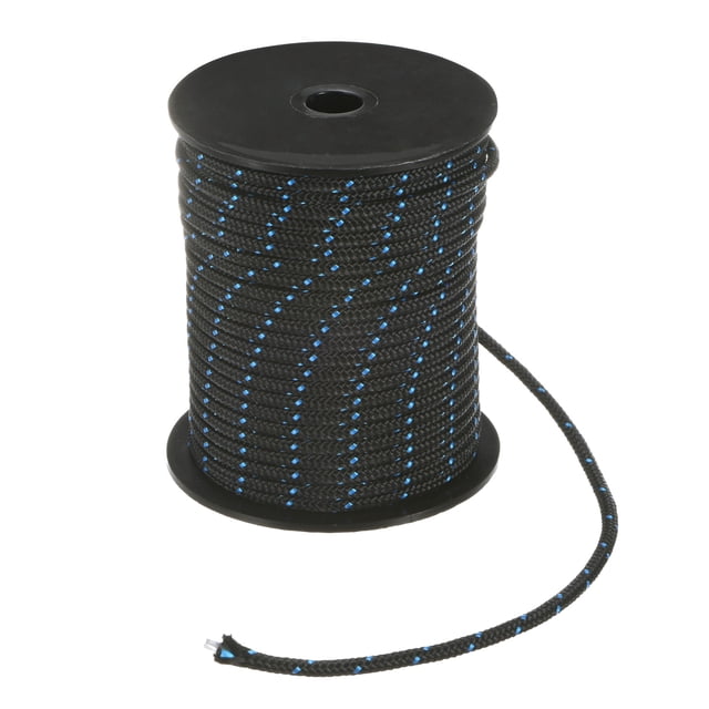 Cuerda de arranque de retroceso Uxcell 3.5mm 30m Cuerda de nylon para motosierra Negro Azul