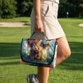 thumbnail image 3 of Xoenoiee Highland Cattle Flower Print Golf Cart Seat Covers, Soft Comfortable Golf Cart Seat Towel Blanket for EZGO, Yamaha, Club Car and Other 2-Seat Golf Carts, 51.18" x 30.31", 3 of 6