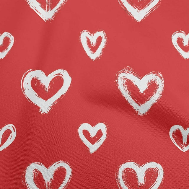 oneOone Viscose Jersey Red Fabric Kawai Sewing Craft Projects Fabric Prints By Yard 60 Inch Wide-1K