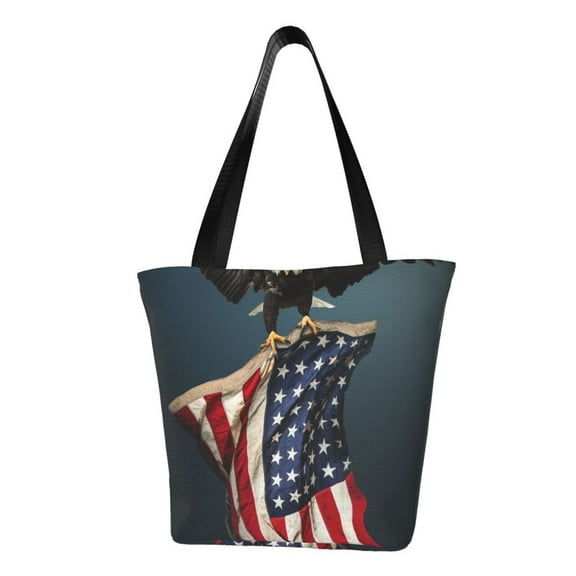 Easygdp American Flag Shoulder Bags for Women,Crossbody Bags Shoulder Purse Handbag for Women
