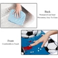 thumbnail image 4 of Football Canvas Picnic Mat - Waterproof Outdoor Blanket for Camping, Beach, Park - Portable Foldable Mat with Handle and Anchor Stakes - Large Size for Family Picnics - Easy to Clean, 4 of 6