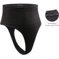 thumbnail image 3 of Women's Mid-Waist Seamless Tummy Control Thong Shapewear Panties Girdle Underwear, 3 of 6