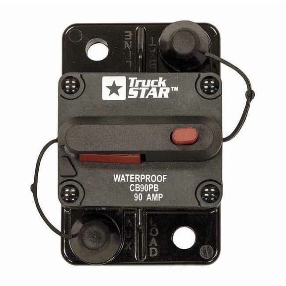Buyers Products Automotive Circuit Breaker,CB,90A,12VDC CB90PB