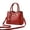 Wine, variant on Stylago Handbags and Purses for Women with Cherry Pendant Leather Crossbody Tote Bags Multiple Compartments Shoulder Satchel White