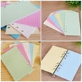 thumbnail image 2 of Minkissy 3Sets Assorted Color Loose Leaf Paper for Daily Notes and Travel Use, 2 of 7