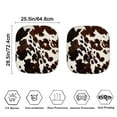 thumbnail image 3 of Yuyamidu 2 PCS Brown Cow Print Car Sun Shade Windshield Universal Windshield Shades for Car Window Shades for SUV Truck Sedan Ligtweight Car Sun Visor, 3 of 5