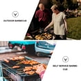 thumbnail image 2 of EeaseMX 100 brochetas de acero inoxidable para barbacoa (plateadas), 2 of 7