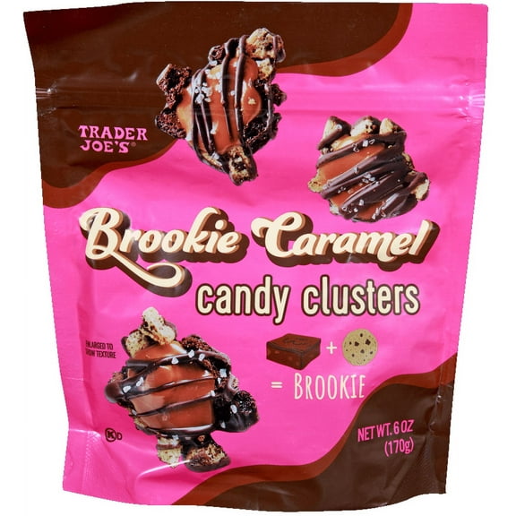 Pack of 3 - TJs Brookie Caramel Candy Clusters 6 Oz