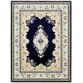 thumbnail image 2 of Rugs.com Rabia Collection Rug – 10' x 13' Navy Blue Low Rug Perfect For Living Rooms, Large Dining Rooms, Open Floorplans, 2 of 9