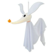 16.5 Inch Height Medium Zero Hanging White Color Light up Halloween Decoration By Disney The Nightmare before Christmas