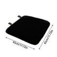 thumbnail image 3 of Matoen Plush Warmth Car Seat Cushion for Driving 18"x18" – Cold Protection & Anti-Slip Design for Car Drivers – Ideal Gift for Winter Comfort & Long Trips, 3 of 6
