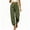04# Army Green, variant on Women's Joggers Elastic Waist Jogger Pants with Pockets Casual Tapered Trousers Soft Cotton Relaxed Fit Drawstring Lounge Activewear S-2XL