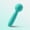 Blue-1, variant on Tracy's Dog Personal Wand Massager, Silicone Handheld Cordless Full Body Massager Wand for Relaxation, 10 Vibration Settings, Blue