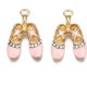 thumbnail image 2 of 10 colgantes de zapatos de baile con forma de zapatos, accesorios para joyería, soporte para colgantes, aleación chapada, esmalte, diamantes de imitación., 2 of 4